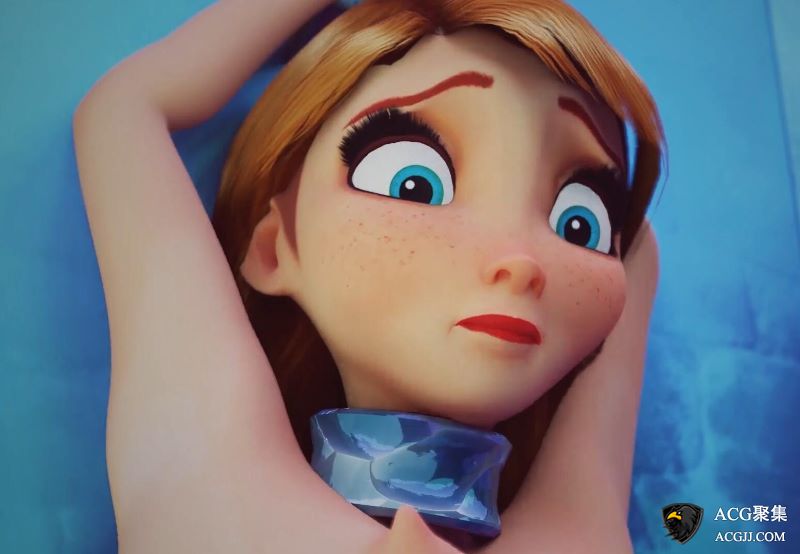 【3D同人】冰雪奇缘：爱莎女王与安娜之